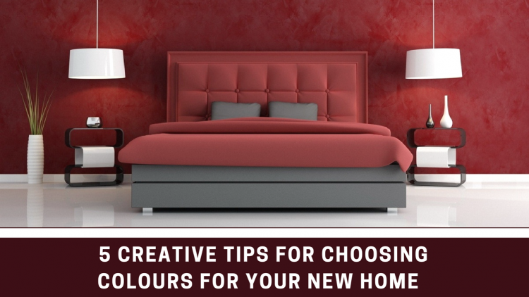 5 creative tips for choosing colours for your new home